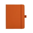 thumbnail image 2 of A6 Small Journal Notebook, 5.7*4.33 Inch Lined Pocket Notebook, Mini Notebook Hardcover with Elastic Closure and Pen Holder, 120Gsm, 200 Pages, Thick Paper Notebook for Office Meetings, Brown, 2 of 7