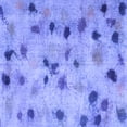 thumbnail image 1 of Ahgly Company Indoor Square Abstract Blue Contemporary Area Rugs, 3' Square, 1 of 4