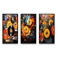 thumbnail image 2 of Designart "Vibrant Melodies of Vinyl Records II" Music Framed Wall Art Set Of 3 - Multi-Color Vinyl Records Frame Gallery Set For Office Decor, 2 of 7
