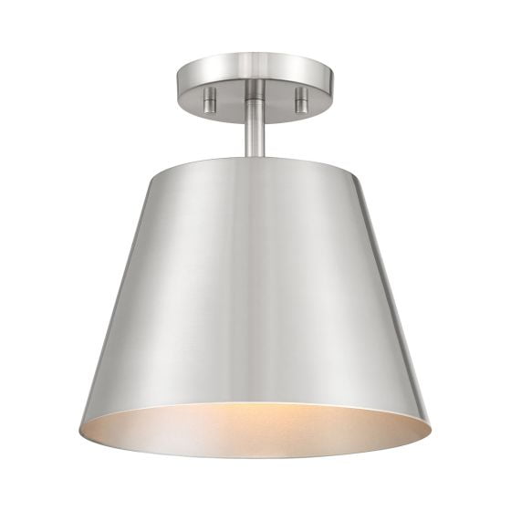 Meridian M60076BN 1-Light Ceiling Light in Brushed Nickel