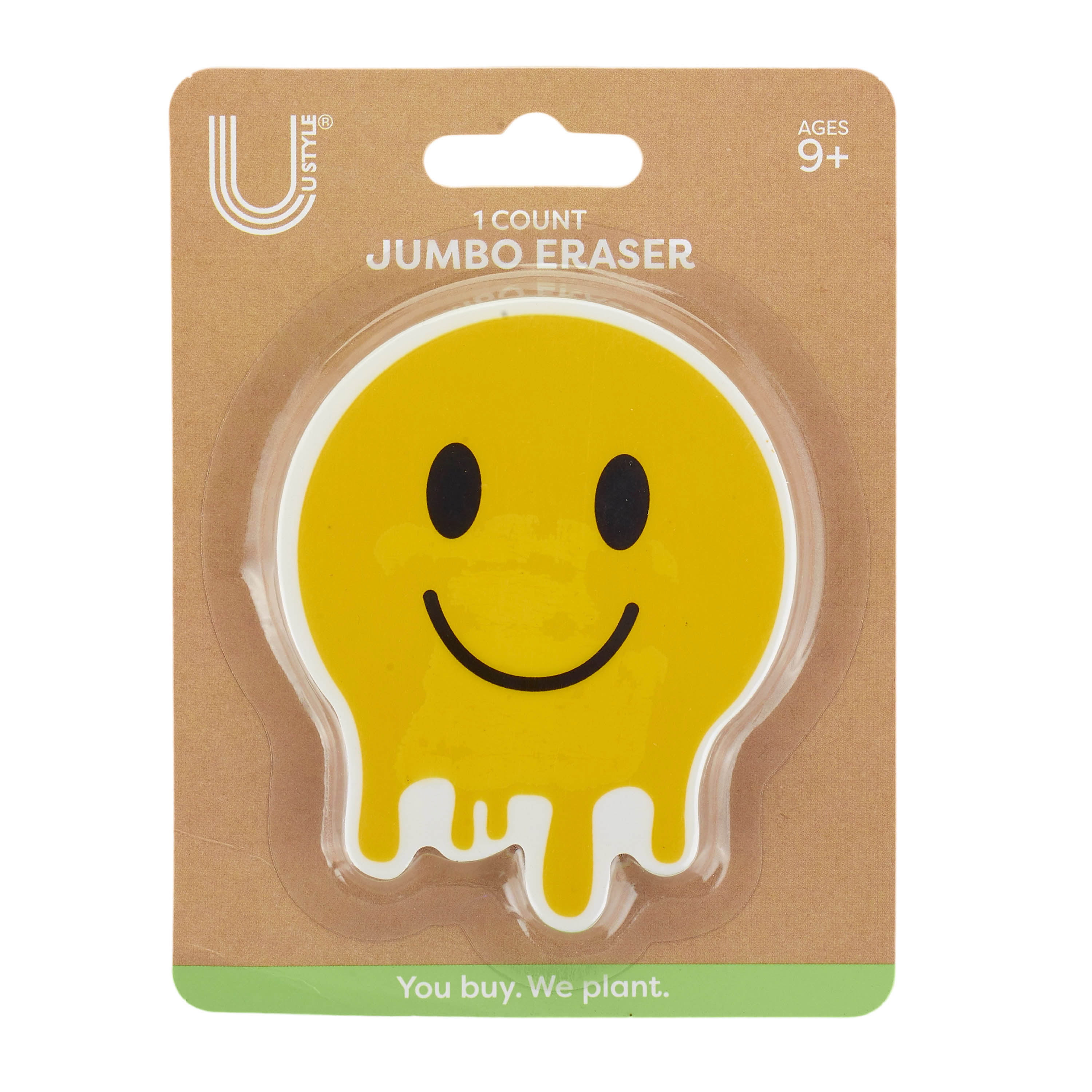 Smiley Pencil/Eraser Combo Tub