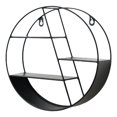 thumbnail image 1 of Floating Shelf Metal Geometric: Hanging Storage Shelf Display Shelf Wall Shelf, 1 of 9
