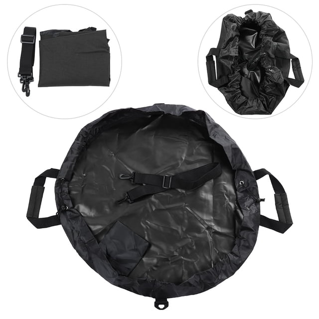 Beach Wetsuit Change Mat, Wetsuit Changing Mat 68.5cm/26.97inch Diameter Durable With Shoulder Strap For Kids For Surfing