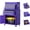 Purple, variant on 5-Drawer Rolling Tool Chest - Heavy-Duty Steel Tool Cabinet with Detachable Top Box, Locking Wheels & Security System for Garage/Workshop, 2-in-1 Design,Black