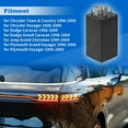 thumbnail image 3 of Relé de destello de señal de giro LED para automóvil Unique Bargains para Jeep Grand Cherokee 1999-2004 para Dodge Grand Caravan 1996-2000, 3 of 7