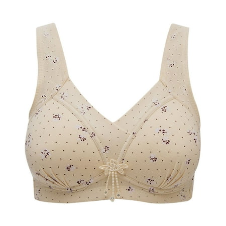 Aoochasliy Wireless Bras for Women Push Up Clearance Bra Wire Free Underwire Bras One-Piece Bra Everyday Underwire Bras