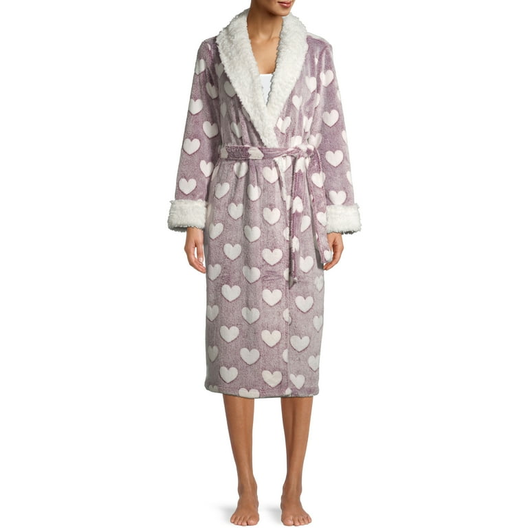 Secret Treasures Women s and Women s Plus Superminky Robe Walmart