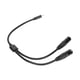 thumbnail image 4 of Cable de conexión de micrófono con divisor de audio JORINDO DualXLR macho a 3,5 mm 1/8 pulg. macho, 4 of 12