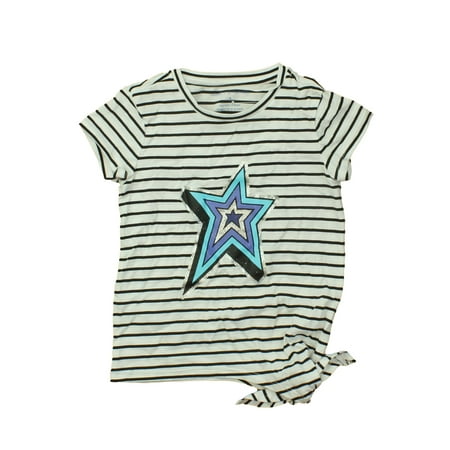 

Pre-owned Rockets Of Awesome Girls White | Black | Blue | Star T-Shirt size: 3T