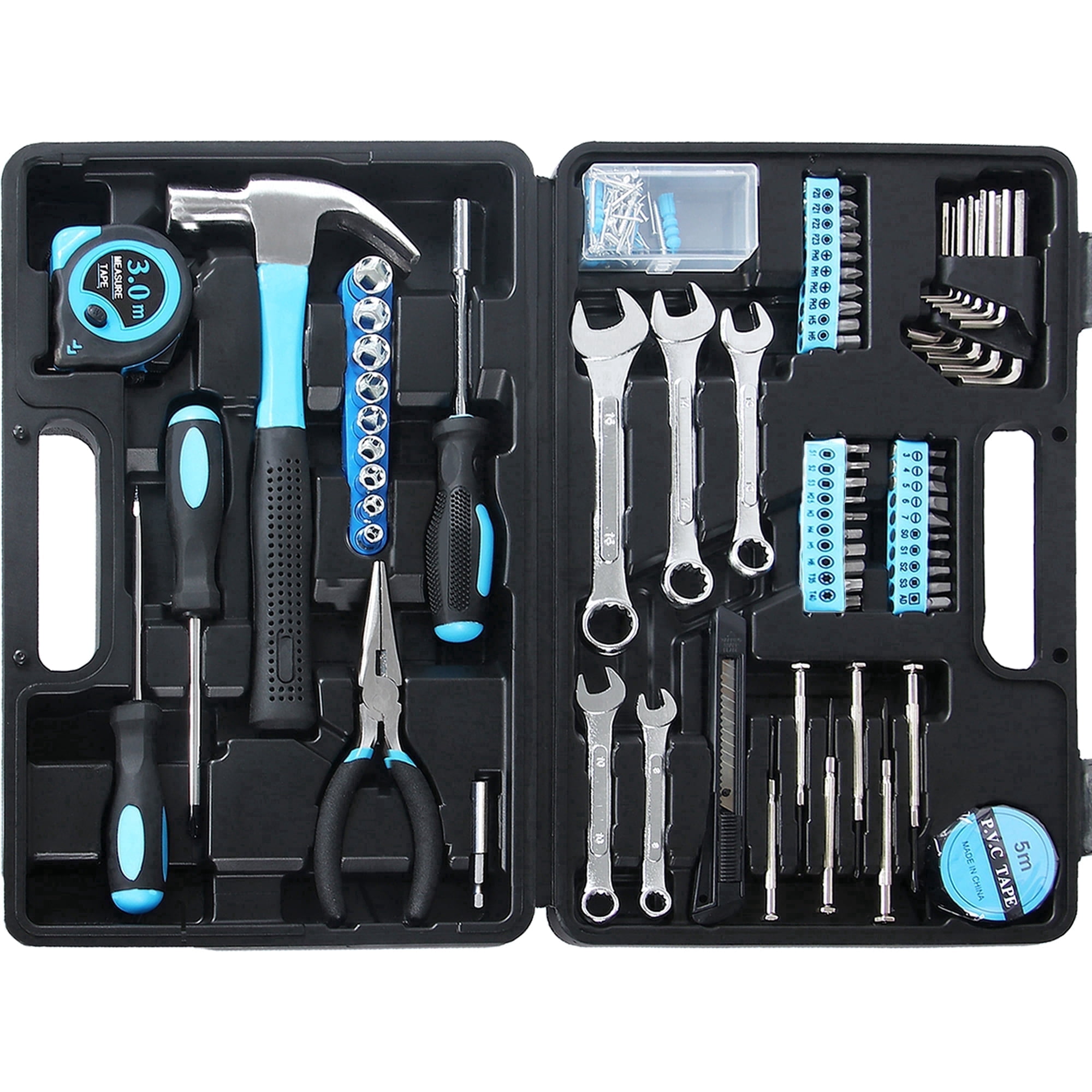 Worx 42-Piece Hand Tool Set with Screwdriver, Hammer, Pliers