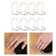thumbnail image 2 of 8PCS Electric Bass Guitar Finger Pick Índice Onding Folk Guitar Ring Picks, 2 of 8