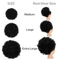 thumbnail image 2 of SAYFUTShort Afro Kinky Curly  Hair Wigs for Women Synthetic Hair Extension Short Curly Afro Wigs Full Head Ponytail Hairpieces,X-Large 120G, 2 of 7