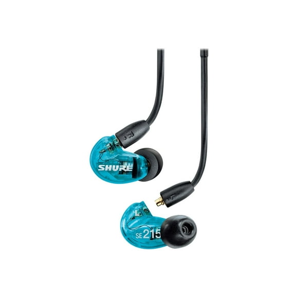 Shure AONIC 215 - Sound Isolating - earphones with mic - in-ear - wired - 3.5 mm jack - noise isolating - blue