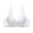 White Bra for Women, variant on AINIYS Thin Fabric Bralettes Push-Up Bra Underwire Floral Lace Cleavage Bra Bralette Breathable Everyday Bras Secure Fit Bra for Women Lift and Support Push-Up Bra White 42