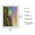 thumbnail image 2 of Malibu Coast Wineries - Santa Monica Mountains - California Vineyards Wine Country Art by Kerne Erickson - Japanese Unryu Rice Paper Art Print (Unframed) 12 x 16 in, 2 of 4
