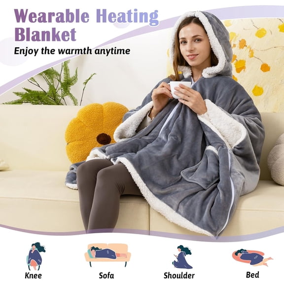 Wearable Heated Blanket Heated Shawl