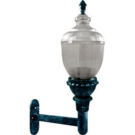 

Dabmar Lighting GM697-VG 175 watt Metal Halide Mogul Base 120 V Clear Acorn Wall Fixture Black Bronze & Verde Green