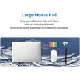 thumbnail image 6 of Watercolor Blue Japanese Wave Gaming Mouse Pad XL, Large Non Slip Rubber Mousepad, Stitched Edges Mouse Pads, Long Extended Mice Pad,31.5'''' X 11.8'''', 6 of 6