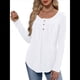 thumbnail image 1 of Camisas de Larga para Mujer, Conjuntos de Otoño, Cuello Redondo, Túnicas Casuales, Blusas de Moda, Ropa de Moda. L, 1 of 6