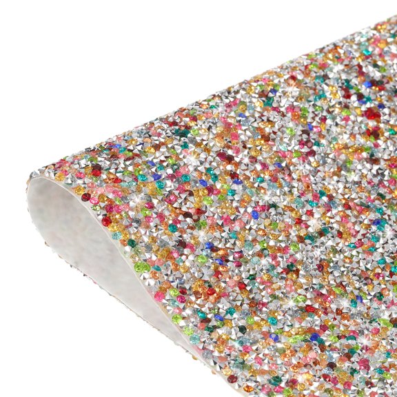 Bling Rhinestone Sheet Self-Adhesive Sticker 9.44 x 7.87 Inch Colorful