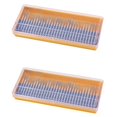 thumbnail image 1 of 60 Pcs Bur Diamond Grinding Head Set Coated Carving Burrs Tool Bit Grit 120 3mm 1/8 Inch for Tools, 1 of 7
