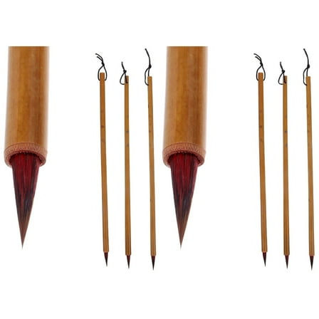 2 Pieces Lower Case Writing Brush Refillable Pencils Student