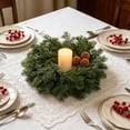 thumbnail image 5 of YOTQUSKI Mini Garland Wreath, Candle Ring Wreath, Durable Artificial Leaves, Used for Candlesticks, Ring Boxes, Aromatherapy Decoration, 5 of 7
