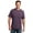 Heathered Eggplant, variant on District Made DM108 Mens' Perfect Blend Crew Tee Tee Shirt