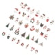 thumbnail image 3 of 38 piezas exquisito pendiente de Navidad pendiente de la joyería pendiente pendiente decoración decoración del oído, 3 of 7