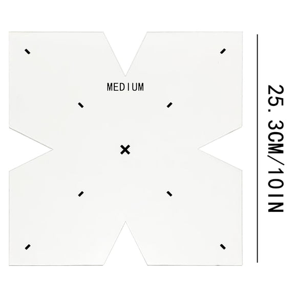 TIMIFIS Sewing Ruler Sewing Template Patchwork Template DIY Bowl Mat Sewing Template Tool Kitchen Gadgets