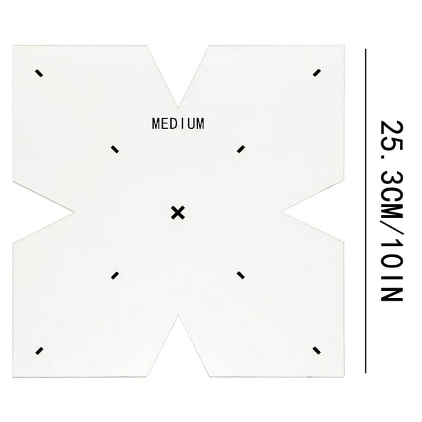 Plantilla de costura Plantilla de patchwork DIY Bowl Mat Herramienta de plantilla de costura Wmkox8yii FHAKJF1602