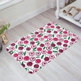 thumbnail image 3 of Bathroom Rugs 18x30 Inch Area Rug for Bedroom Decor, Absorbent Low Profile Outdoor Rug Home Decor Kitchen Rugs Carpet, Cherries Door Mat Floor Mats for Living Room Decor, 3 of 6