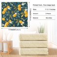 thumbnail image 6 of Yayeee 6 Pack Kitchen Dish Cloths Set for Washing Soft Drying Absorbent Microfiber Towels, Blue Lemons, 6 of 9