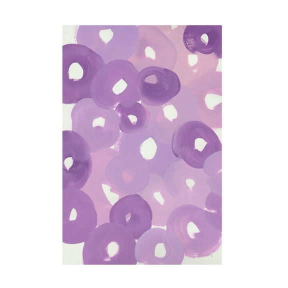 Trademark Fine Art Ania Zwara Circle Strokes Canvas Wall Art