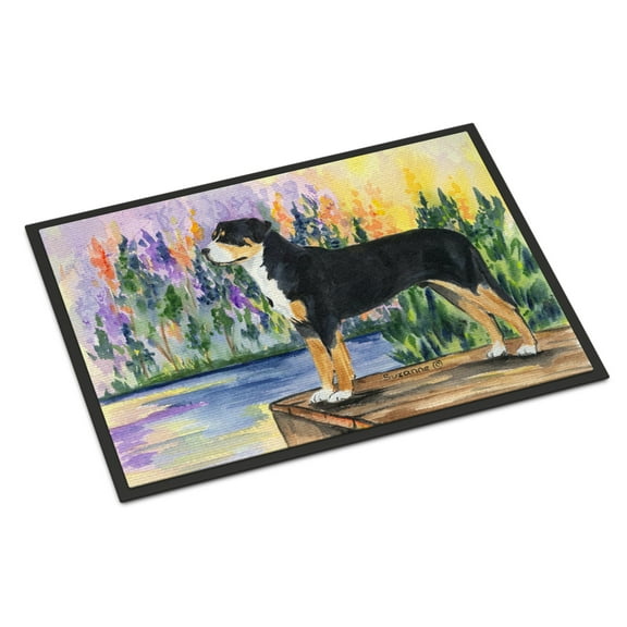Carolines Treasures SS8160JMAT Greater Swiss Mountain Dog Doormat 24x36 36"L x 24"W multicolor