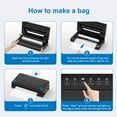 thumbnail image 3 of Mainstays vacuum sealer with built-in cutter and roll Storage, 1 vacuum seal roll included , black, 3 of 7