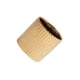 thumbnail image 1 of Wosthever Maceta de cerámica a rayas de estilo nórdico, maceta, contenedor de plantas verdes, para bonsái, oficina, jardín, regalos Jardín y Patio Oro 10*10cm Wosthever HA084137-05, 1 of 6