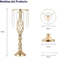 thumbnail image 4 of Set de 2 Soportes para Flores Bluelander, Centro de Mesa, Dorado, 4 of 6