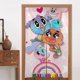 thumbnail image 1 of Cortina para puerta de El asombroso mundo de Gumball, cortina opaca con estampado de patrón, cortina divisoria para habitación, tapiz para decoración del hogar, 34" de ancho x 56" de largo, 1 of 7