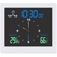 thumbnail image 1 of Reloj de pared para baño, resistente al agua, con temporizador, electrónico, digital, para cocina, baño, color blanco, 1 of 5