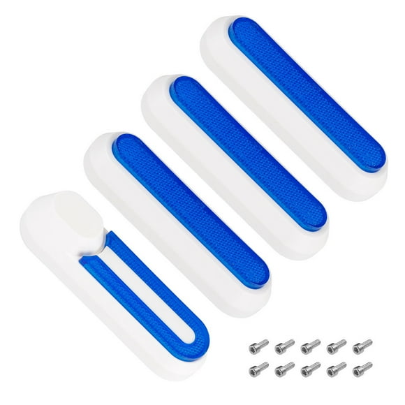 Set of 4 Electric Scooter Wheel Hubs Cap Fork Reflective