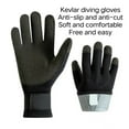thumbnail image 3 of 3mm Diving Gloves Cut Resistant Keep Warm Black Gloves for Spearfishing Snorkel Swimming ,Multipurpose Use, 3 of 6