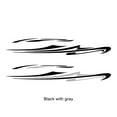 thumbnail image 3 of Baohd Cool Style Car Stickers Personalized And Protective Stylish Car Accessory Black and Grey 1Set, 3 of 4