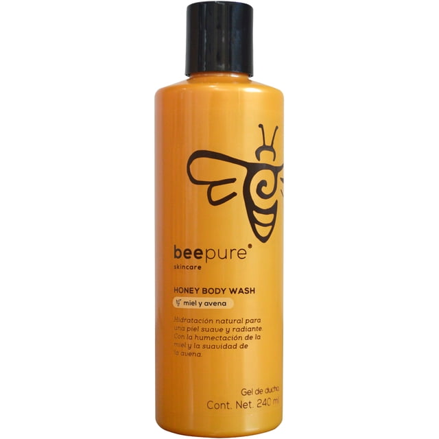 Gel de ducha miel y avena beepure 240 ML