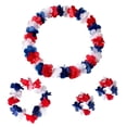 thumbnail image 1 of Conjunto de 4 piezas France Fans Guirlandes Guirlandes Coiffure Bijoux Crazy France Sports Meet Cheer Headwear France Sports Meet Fans Hat Accesorios de disfraz para festivales, 1 of 7