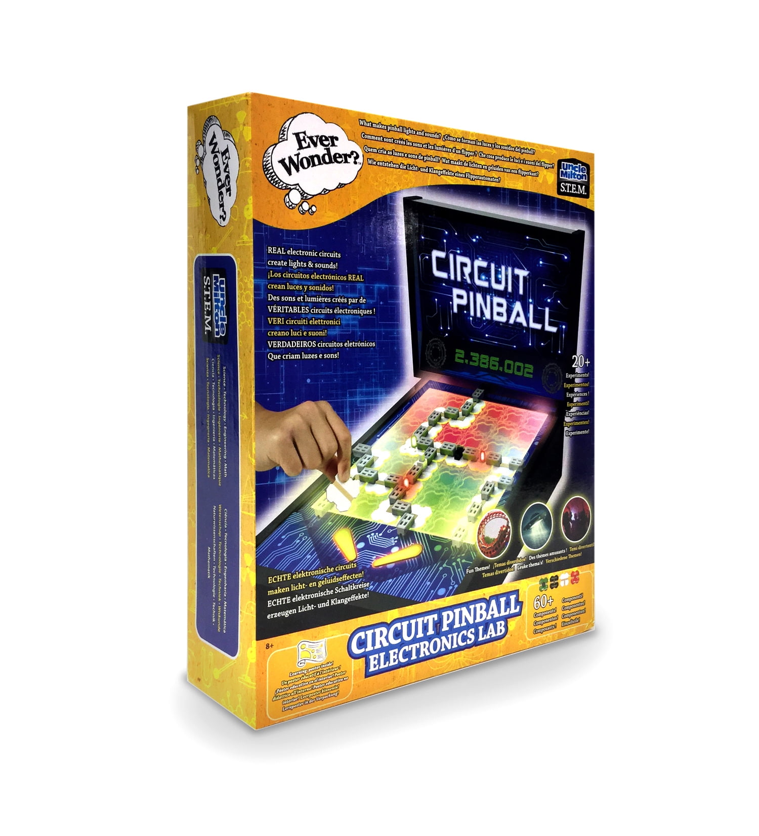 Pinball Circuit Lab Uncle Milton Scientific Educational Toy Walmart