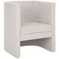 thumbnail image 2 of SAFAVIEH Eydis Modern Style Accent Chair, Light Gray Velvet, 2 of 13