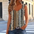 thumbnail image 5 of Summer Tank Tops for Women Vintage Printed T-Shirts V Neck Sleeveless Blouse Dressy Trendy Outfits Blusas Casuales Para Mujer, 5 of 5
