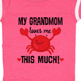 thumbnail image 4 of Inktastic Grandmom Loves Me Grandchild Boys or Girls Baby Bodysuit, 4 of 5
