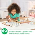 thumbnail image 3 of Melissa & Doug Natural Play: Play, Draw, Create Reusable Drawing & Magnet Kit – Princesses (54 Magnets, 5 Dry-Erase Markers) - FSC Certified, 3 of 10